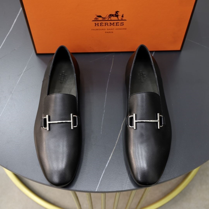 H**mes leather shoes